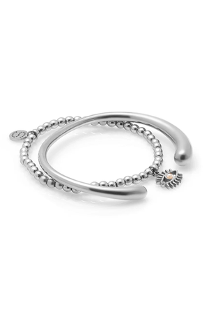 GUARDIAN BRACELET PEARL/SILVER