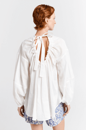 HEIRLOOM BLOUSE OFF WHITE
