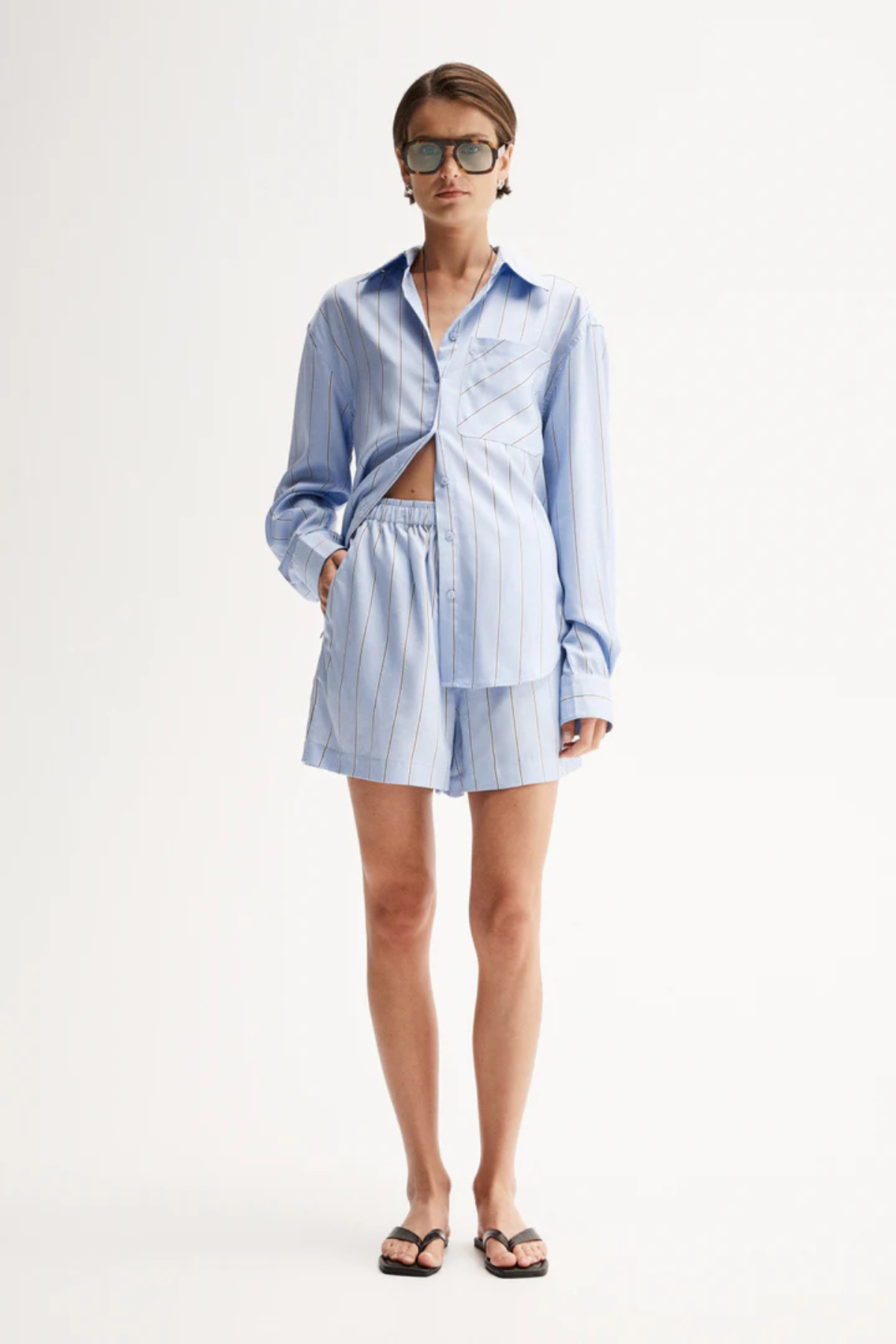 HENRY STRIPE SHIRT BLUE STRIPE