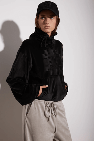 HOODY MONOGRAM BLACK