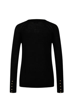 IRENE MERINO KNIT BLACK