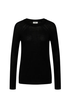 IRENE MERINO KNIT BLACK