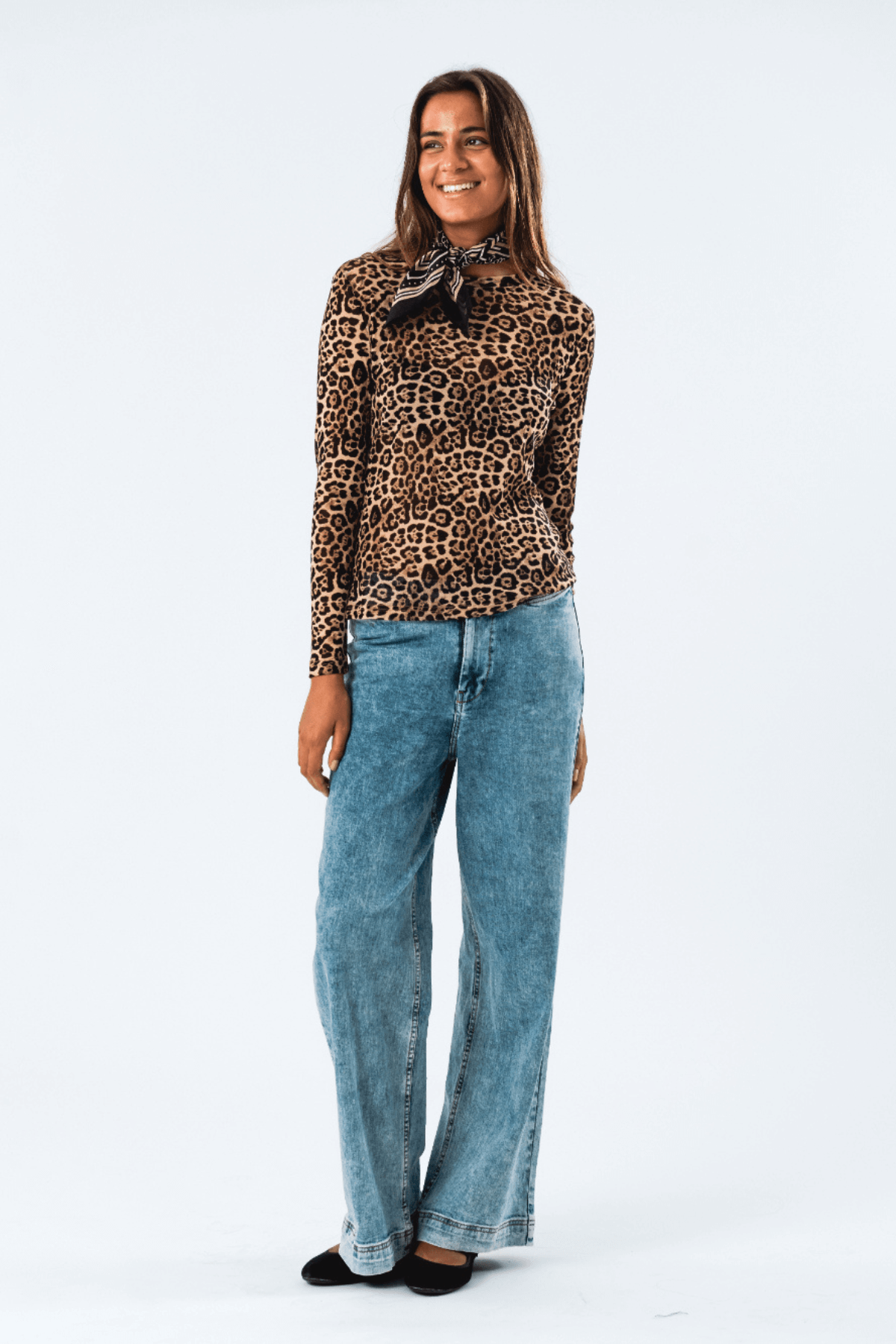 IRIE BLOUSE LEOPARD PRINT