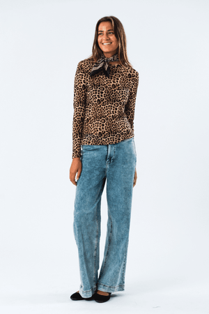 IRIE BLOUSE LEOPARD PRINT