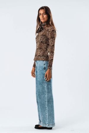 IRIE BLOUSE LEOPARD PRINT