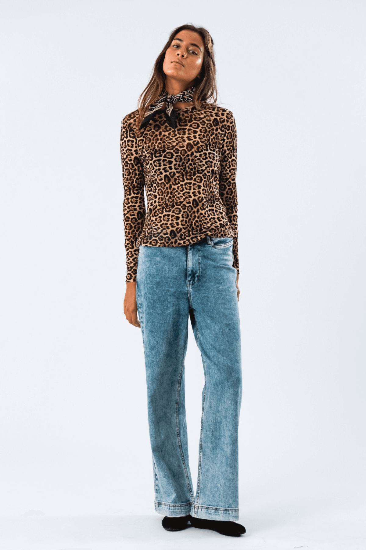IRIE BLOUSE LEOPARD PRINT