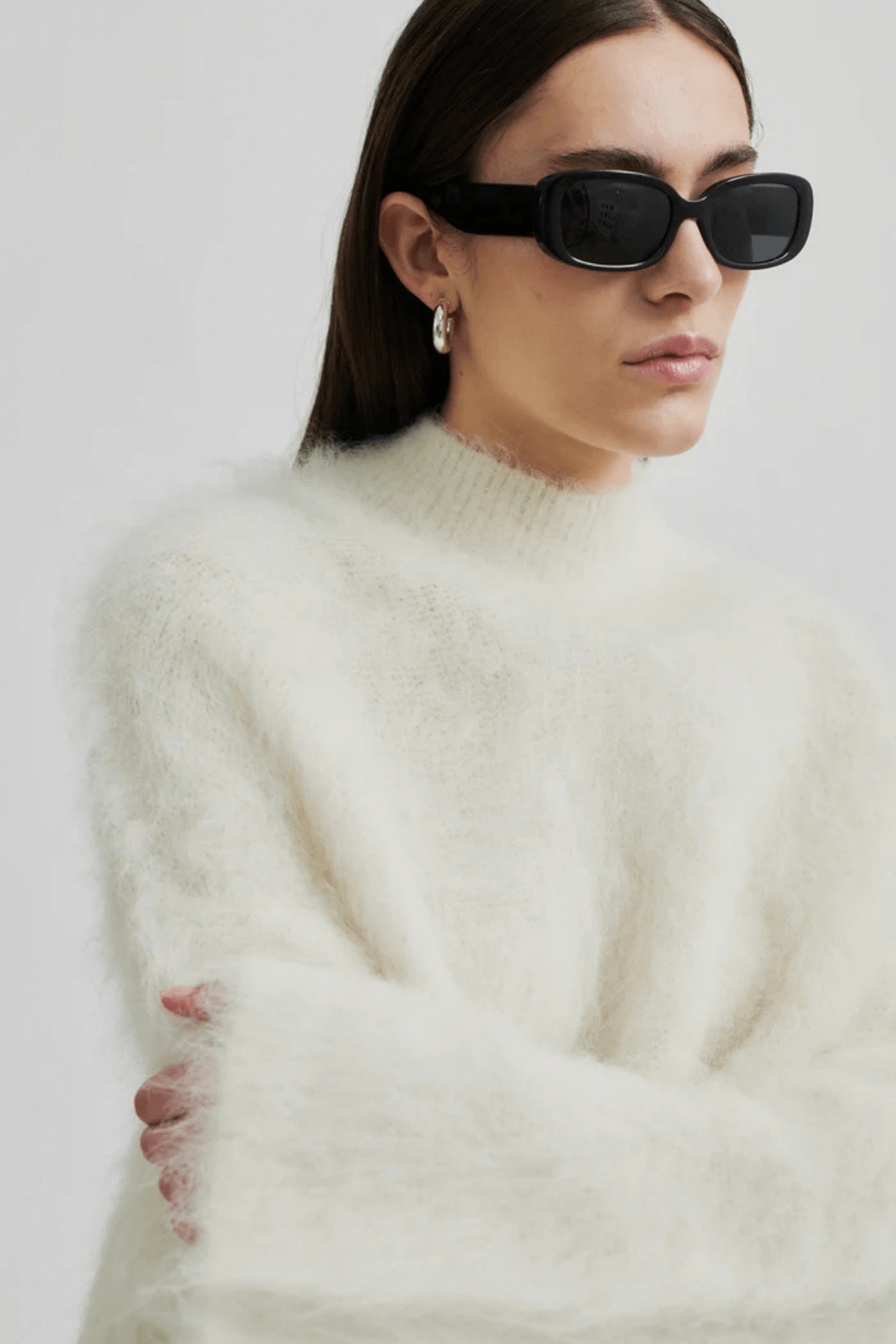 ISAKY KNIT T-NECK EGGNOG