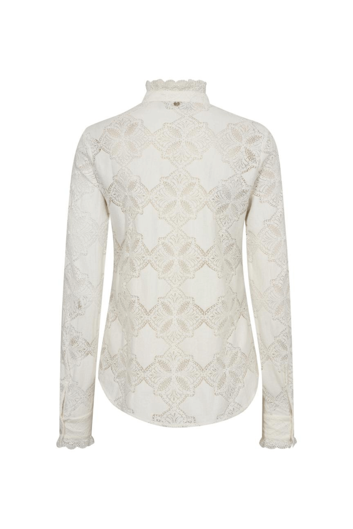 JETTA LACE SHIRT ECRU