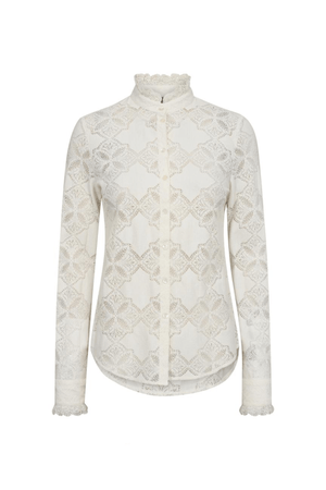 JETTA LACE SHIRT ECRU