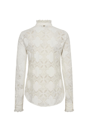 JETTA LACE SHIRT ECRU