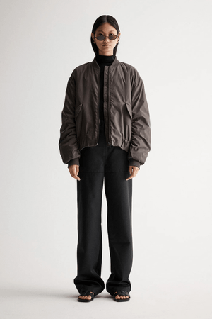 JOSIE BOMBER JACKET DARK PEWTER