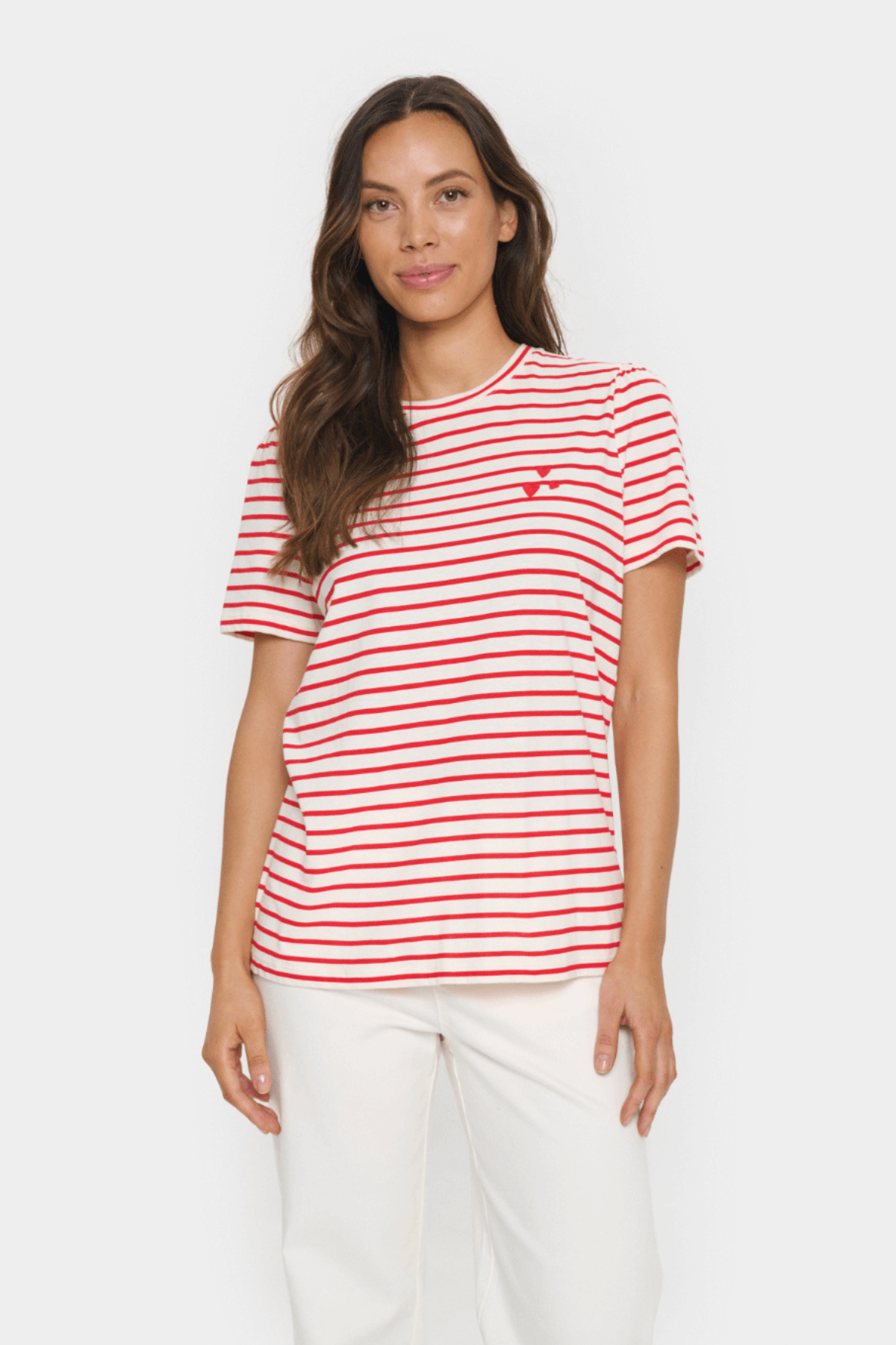 JUCIA T-SHIRT FLAME SCARLET