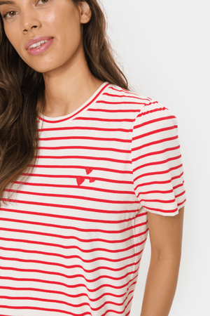 JUCIA T-SHIRT FLAME SCARLET