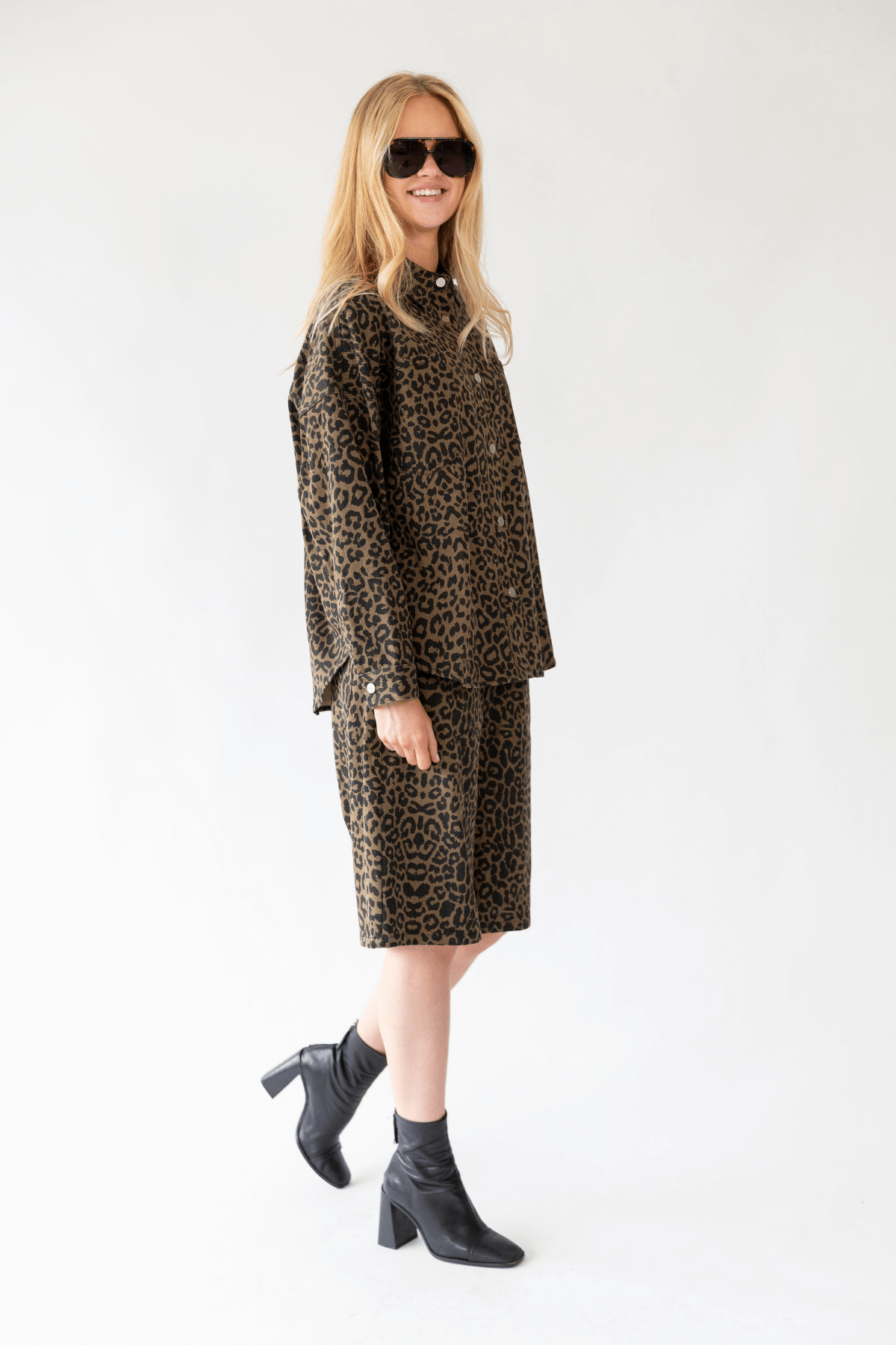 KA SHORTS LEOPARD PRINT