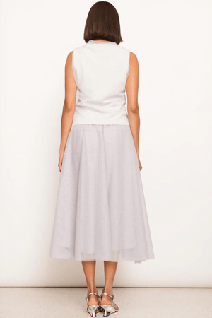 KEEL TULLE SKIRT SILVER