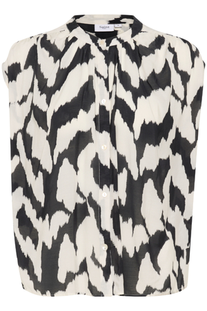 KELSIE SHIRT BLACK MONOCHROME