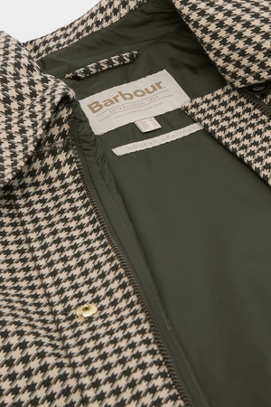 KENNEDY CHECK SHOWERPROOF JACKET SAGE HOUNDSTOOTH/MIST