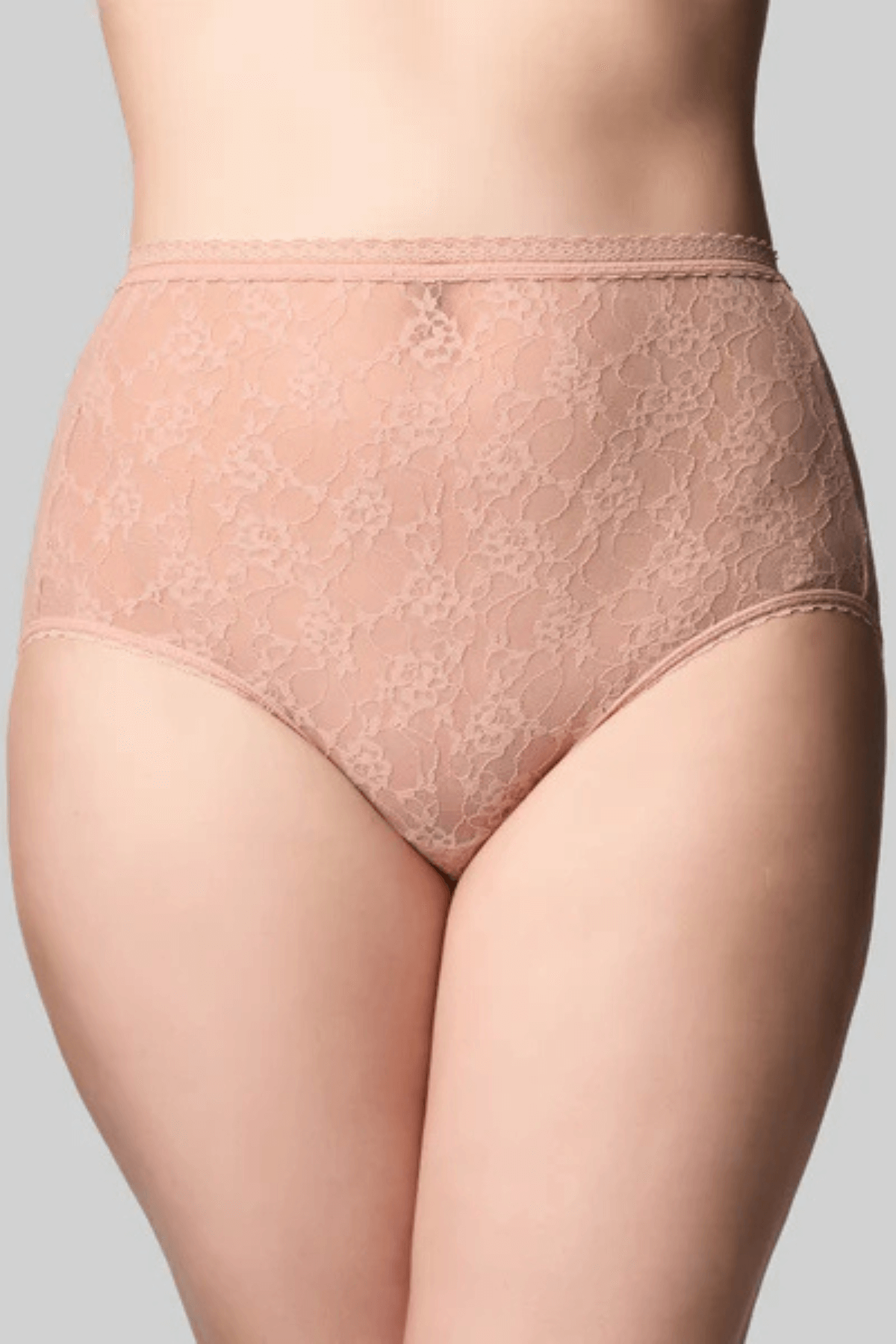 LACIES FULL BRIEF ROSE BEIGE