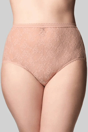 LACIES FULL BRIEF ROSE BEIGE