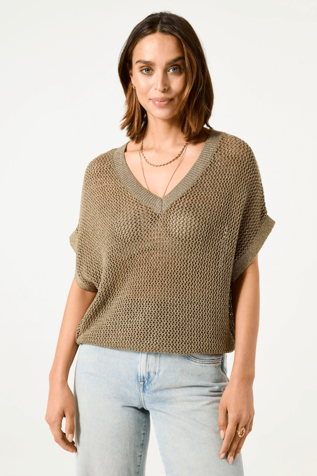 LADIES PULLOVER SUMMER OLIVE