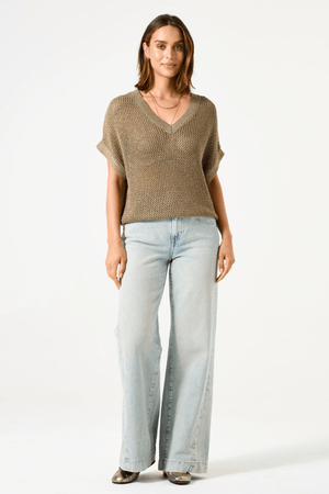 LADIES PULLOVER SUMMER OLIVE