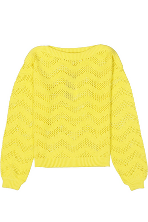 LADIES PULLOVER FRESH YELLOW