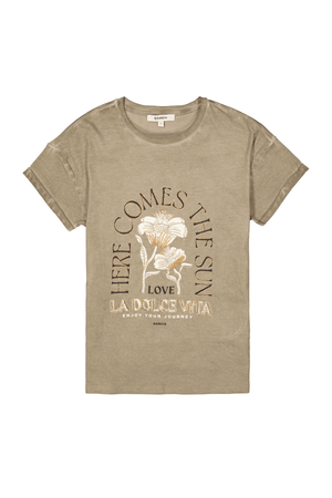 LADIES T-SHIRT SS SUMMER OLIVE