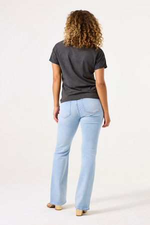 LADIES T-SHIRT SS ANTRACITE