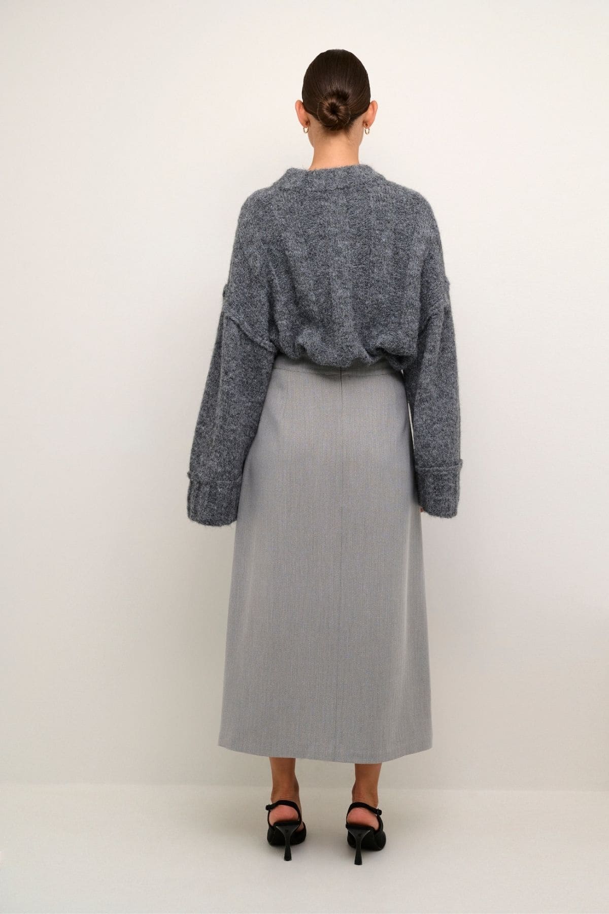 LAVINA SKIRT OPAL GRAY MELANGE