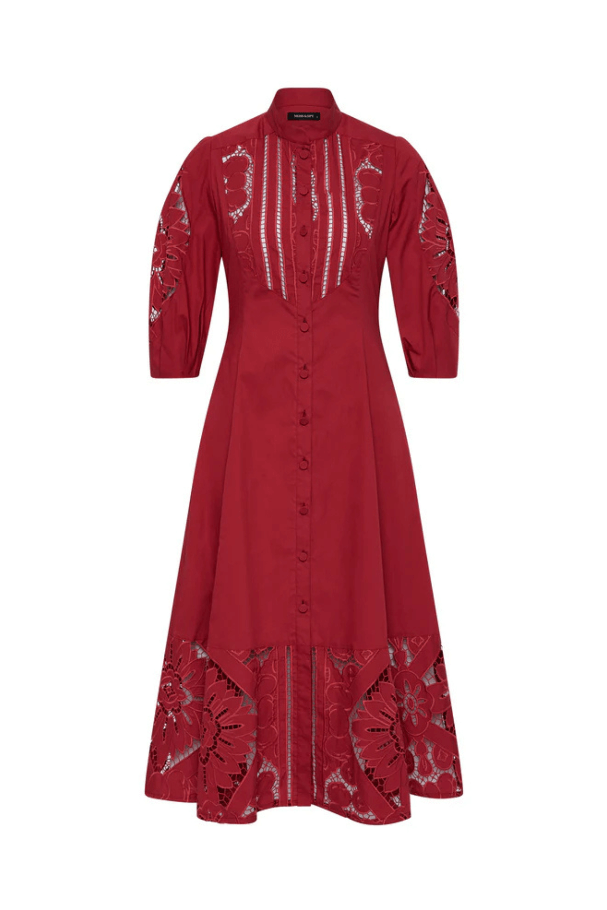 LETITIA SHIRT DRESS GARNET
