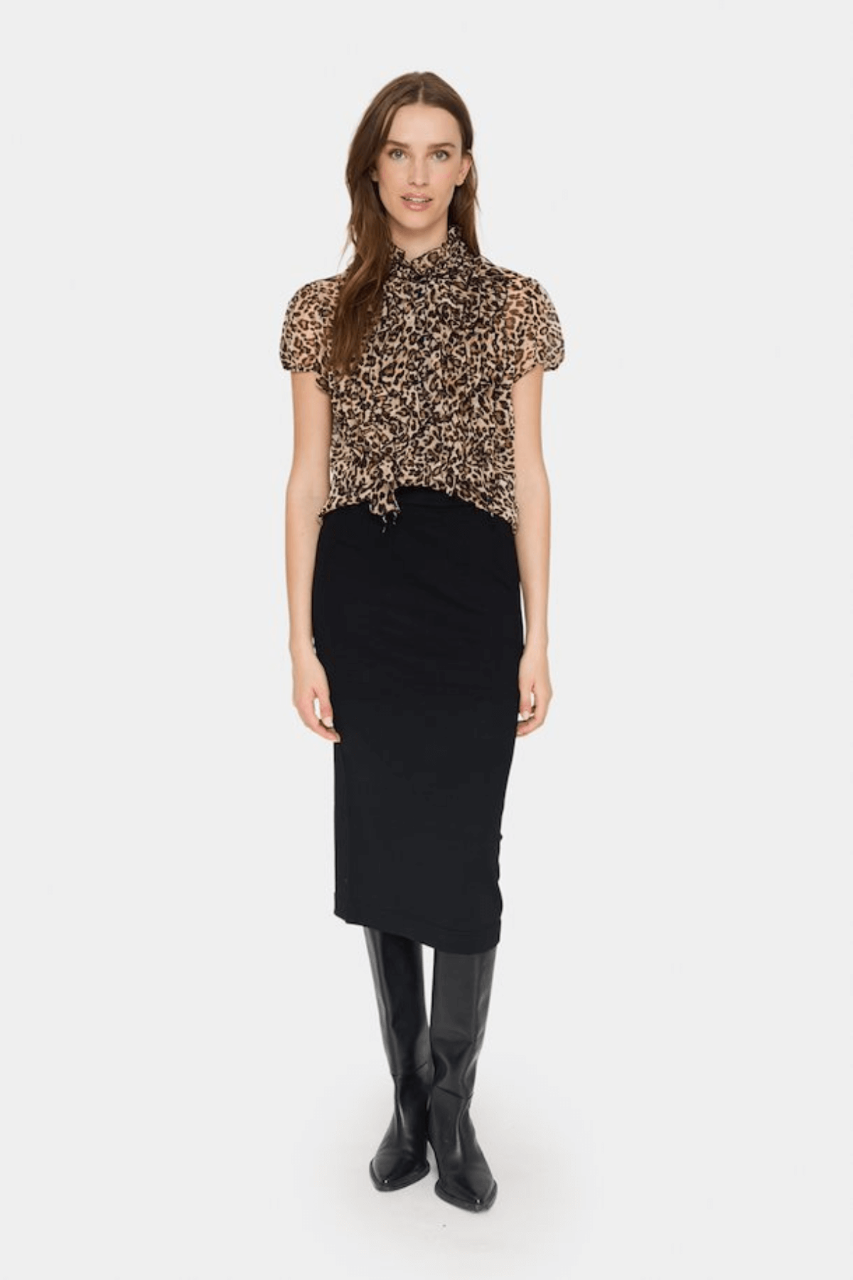 LILJA SHIRT LEOPARD