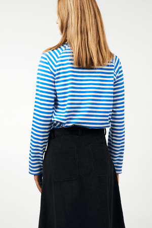 LIVA TEE LS NEON BLUE
