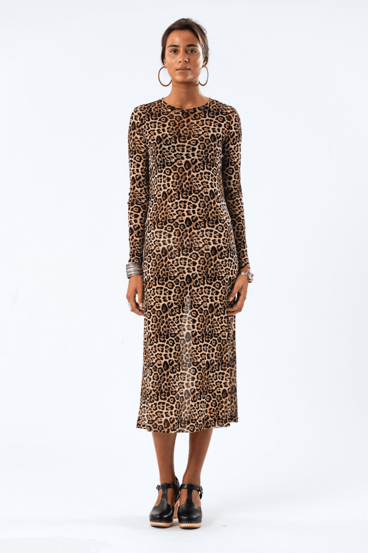LOGAN MAXI DRESS LEOPARD