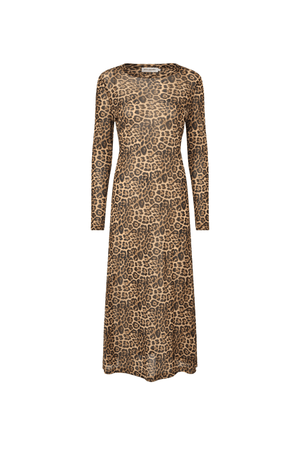 LOGAN MAXI DRESS LEOPARD