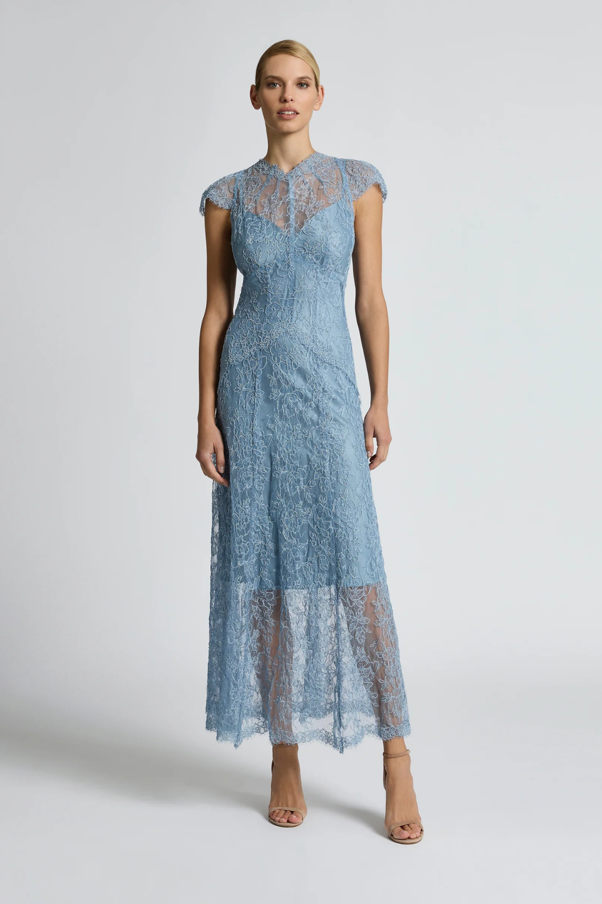 LORENA MIDI DRESS BLUE