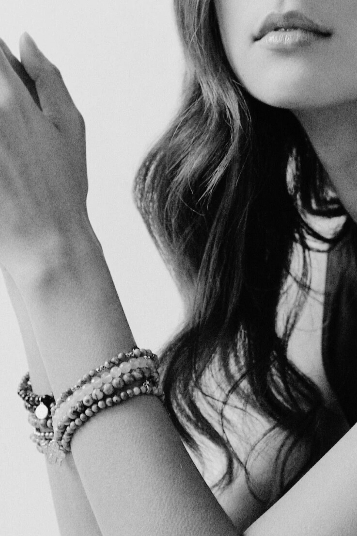 LOVE HATE BRACELET ROSE QUARTZ/GOLD