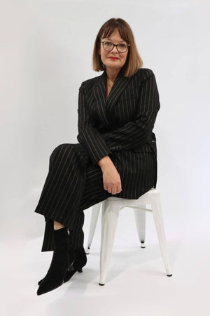 LUREX PINSTRIPE BLAZER EVENING