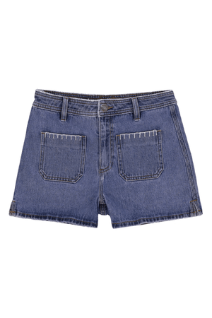MABEL SHORT OVERDYED LILAC