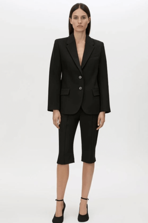 MACKINLEY FITTED BLAZER BLACK