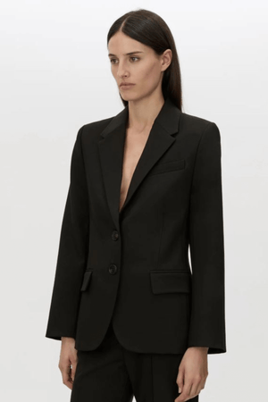 MACKINLEY FITTED BLAZER BLACK