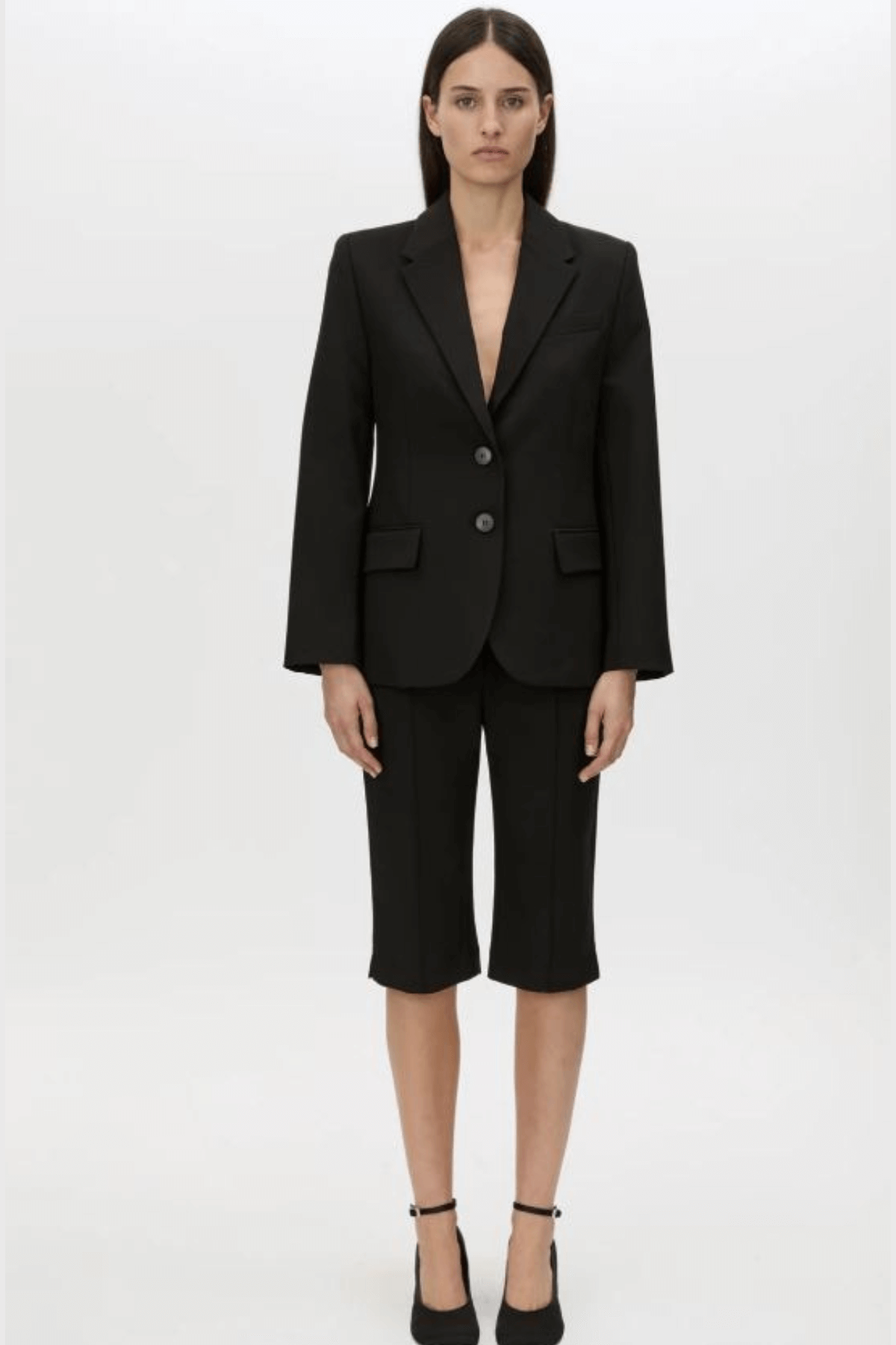MACKINLEY FITTED BLAZER BLACK
