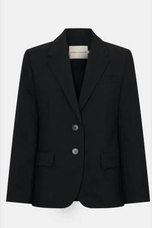 MACKINLEY FITTED BLAZER BLACK