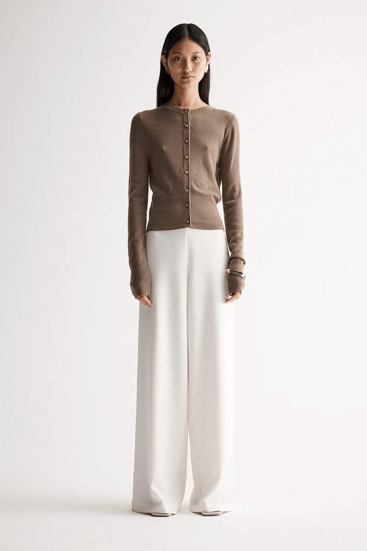 MADELEINE KNIT CARDIGAN CAMEL