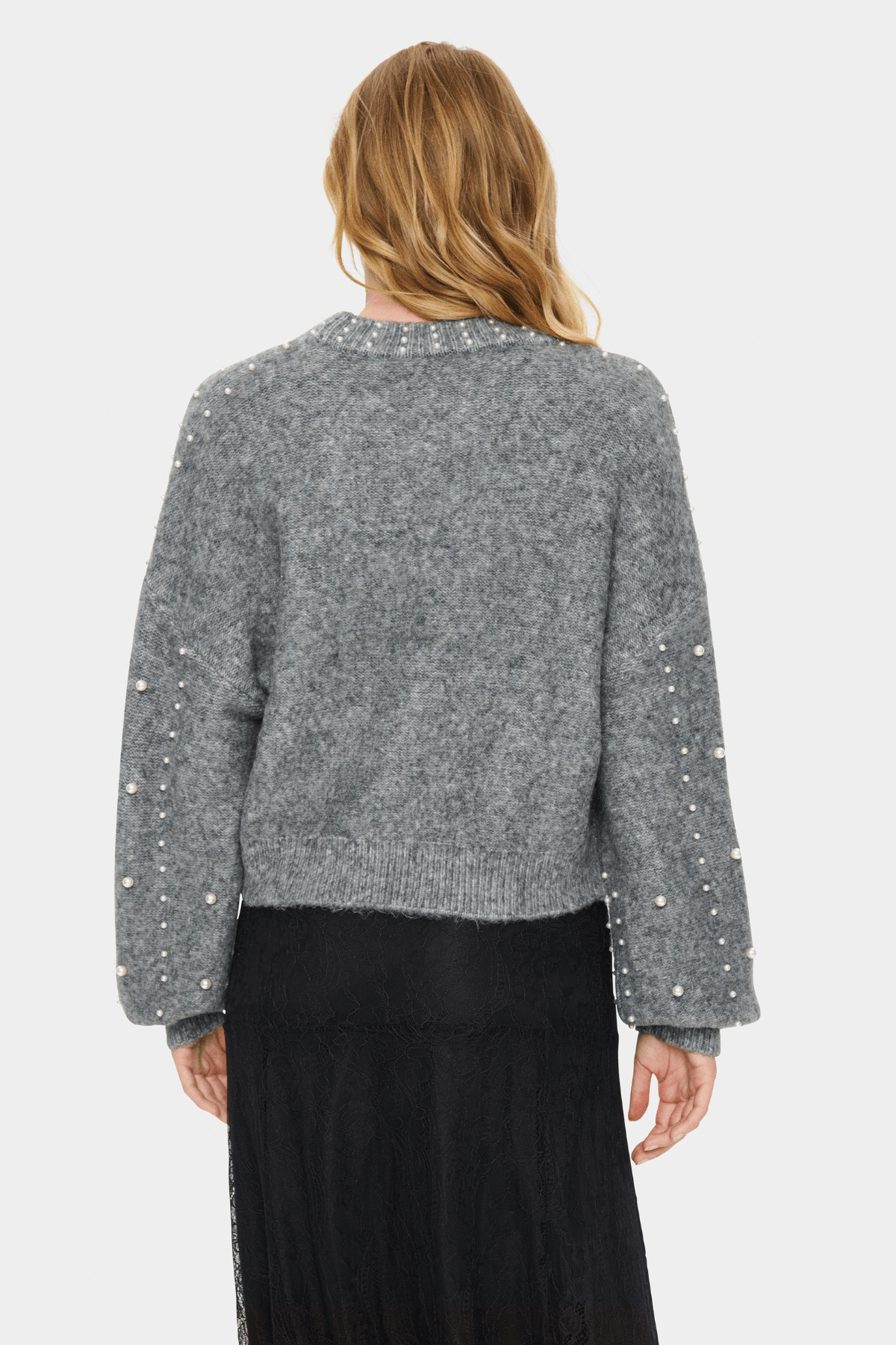 MADELEINE PULLOVER GUNMETAL MELANGE