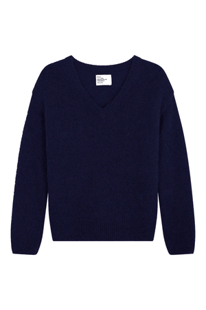 MALILI VEE NECK JERSEY NAVY