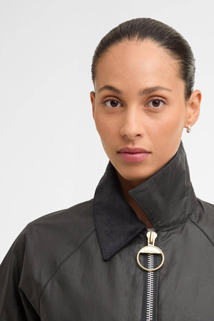 MARRON WAX JACKET GREY/DRESS