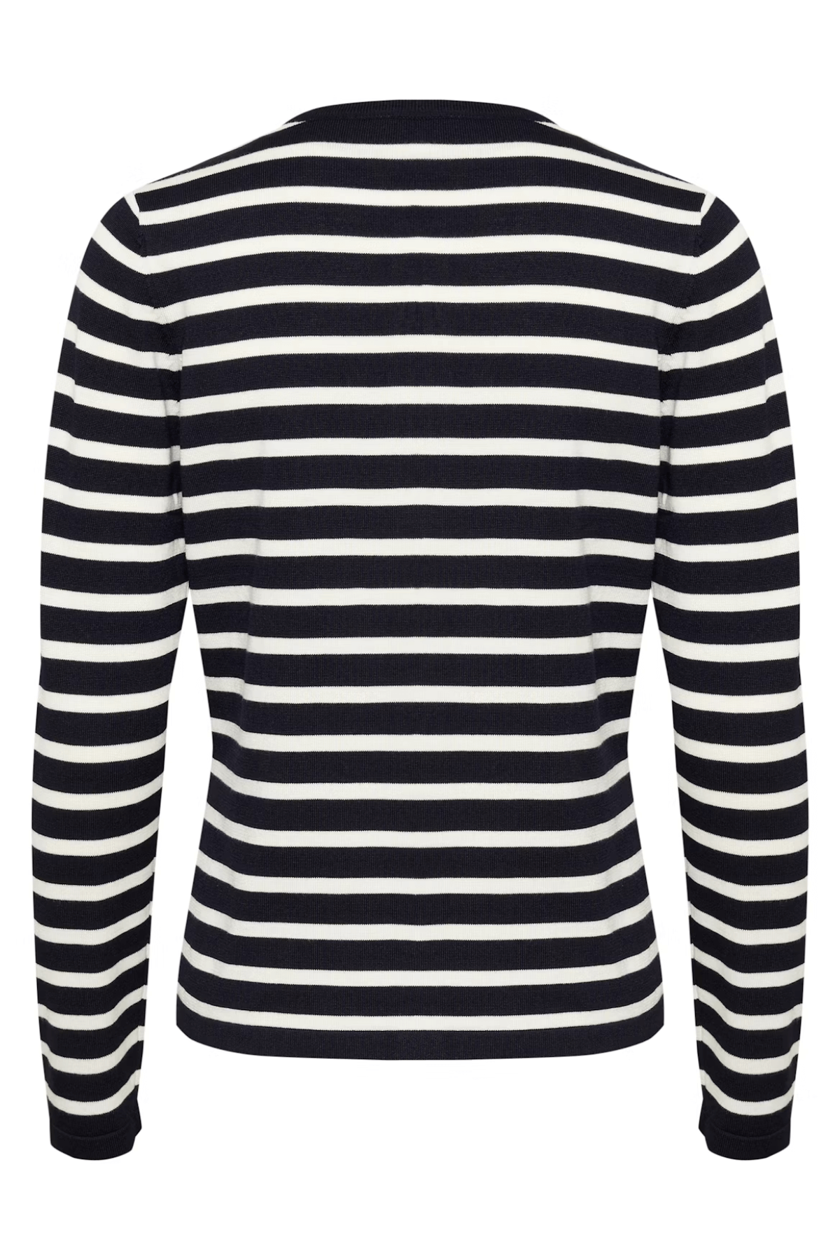 MILA STRIPED CARDIGAN BLACK STRIPE