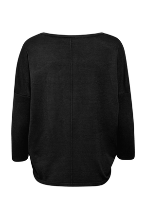 MILA BAT WING KNIT BLACK