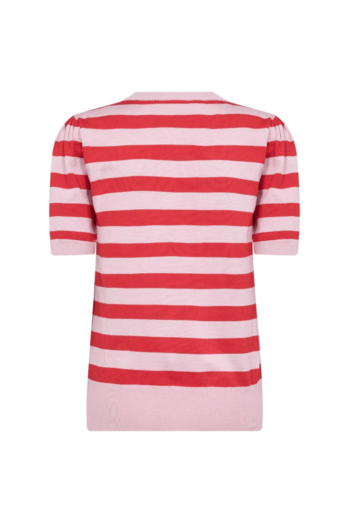MILA SHORT SLEEVE PINK STRIPE