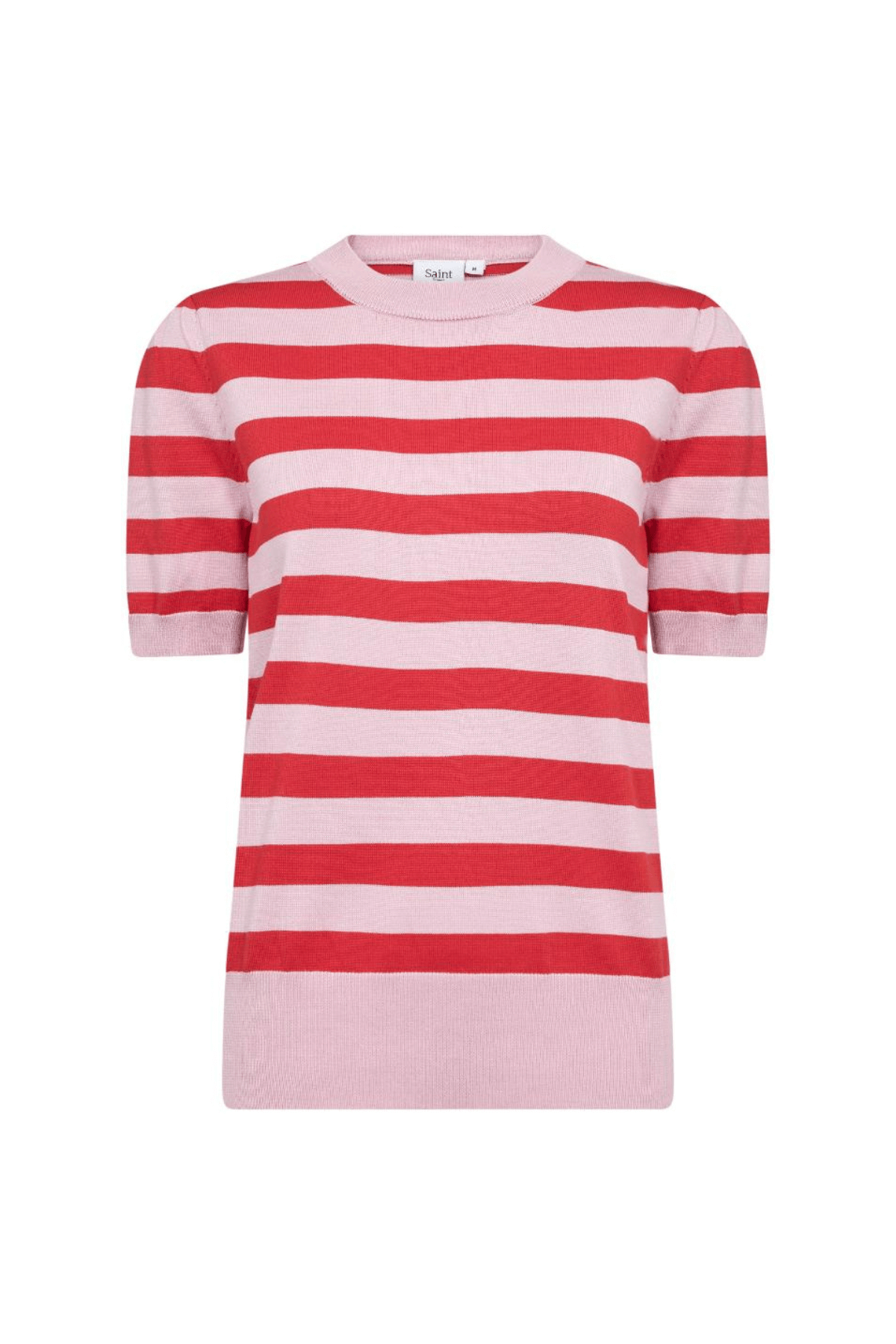 MILA SHORT SLEEVE PINK STRIPE